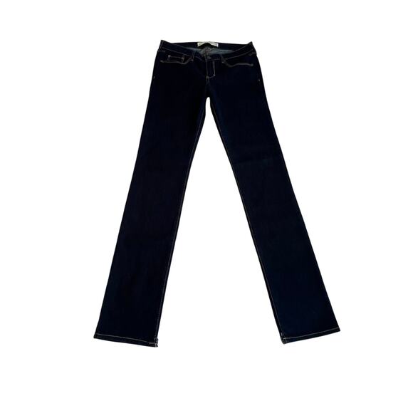 Abercrombie & Fitch Women’s A&F Skinny Jeans Dark Wash Size 28x35 Tall Long - Picture 1 of 11